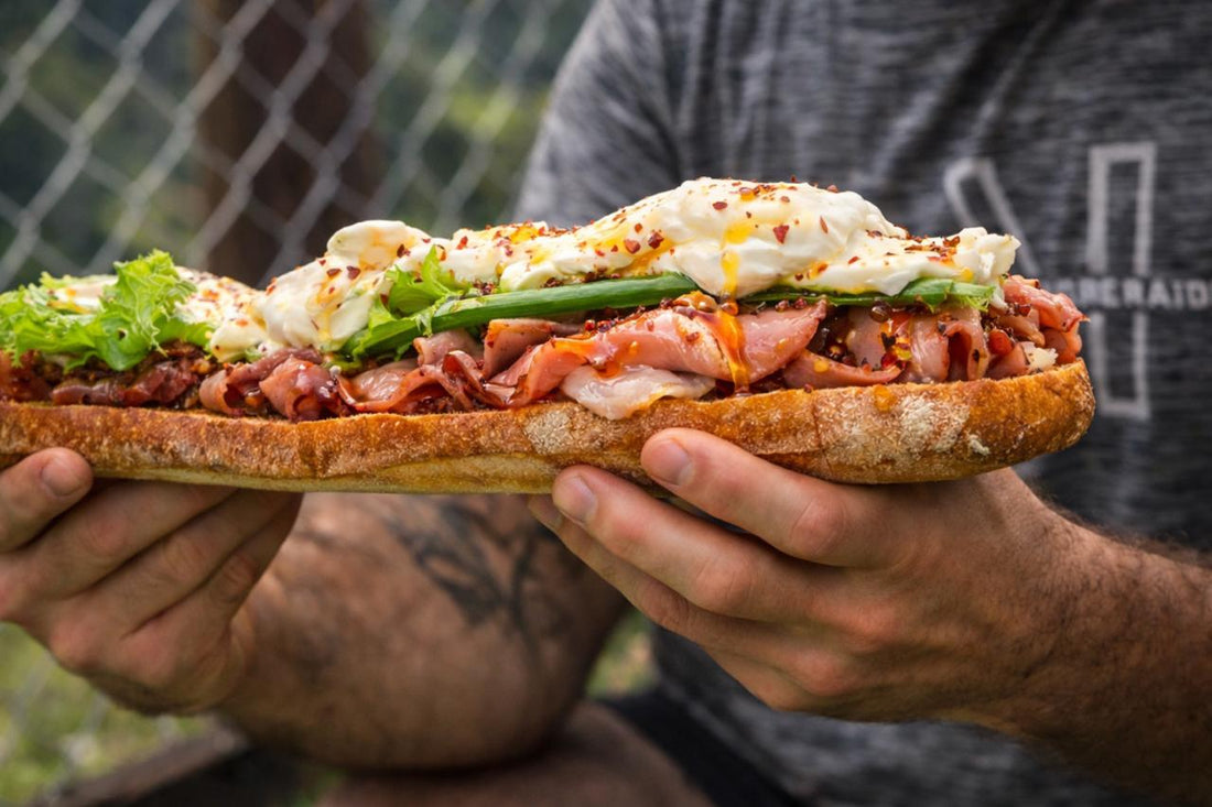 🥖 Ham & Hot Honey Baguette